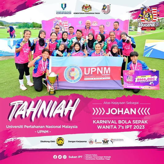 UPNM Claims Victory in Karnival Bola Sepak Wanita 7's IPT 2023